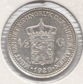 G - ½ gulden 1929 (4) PR