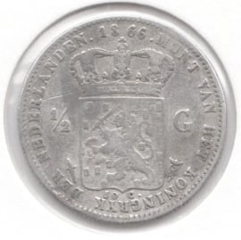 G - ½ Gulden 1866 (7) ZF-