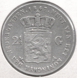 J - 2½ Gulden 1847 (6) ZF