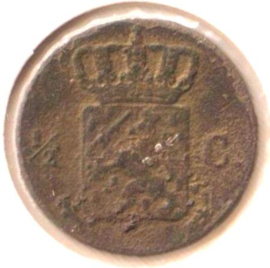 A - ½ Cent 1843 (7) ZF-