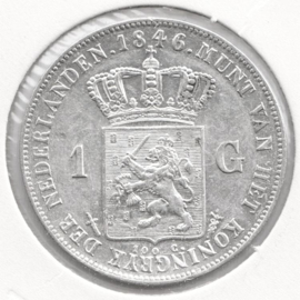 H - 1 Gulden 1846 Zwaard (2) PR/PR+