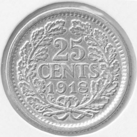 F - 25 cent 1918 (5) PR-/PR