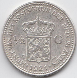 G - ½ gulden 1921 (4) PR