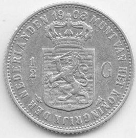 G - ½ Gulden 1908 (5) ZF+