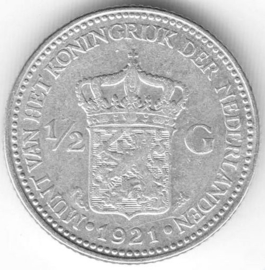 G - ½ gulden 1921 (6) ZF