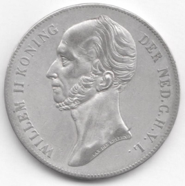 Koning Willem II - 2½ Gulden