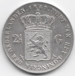 J - 2½ Gulden 1849 (5) ZF+