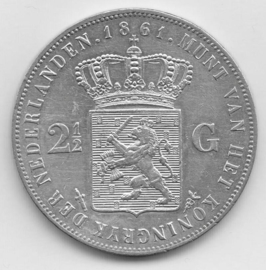 J - 2½ Gulden 1861 a (4) PR