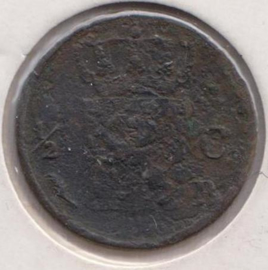 A - ½ Cent 1828 Brussel (8) FR-/FR