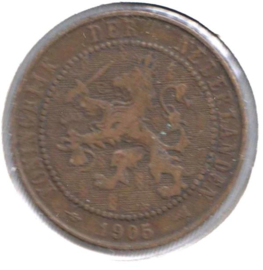 C - 2½ Cent 1905 (5) ZF+
