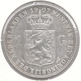 H - 1 Gulden 1907 (5) ZF+/PR-