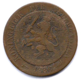 C - 2½ Cent 1886 (8) FR