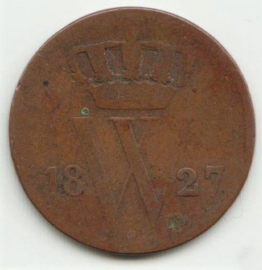 B - 1 Cent 1827 a Brussel (9) FR-