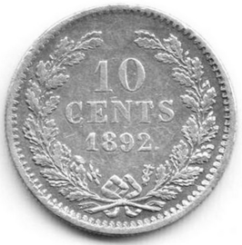 E - 10 cent 1892 (6) ZF
