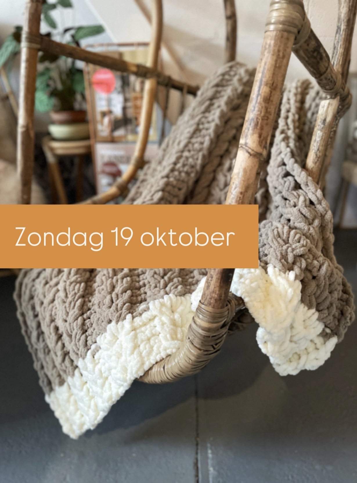 P L A I D  Breien Zonder Naalden zondag 19 oktober