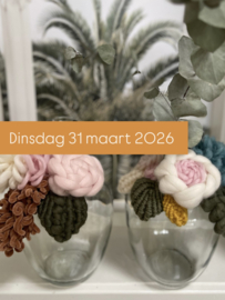 B L O E M E N T U I N  van macrame dinsdag 31 maart 2026