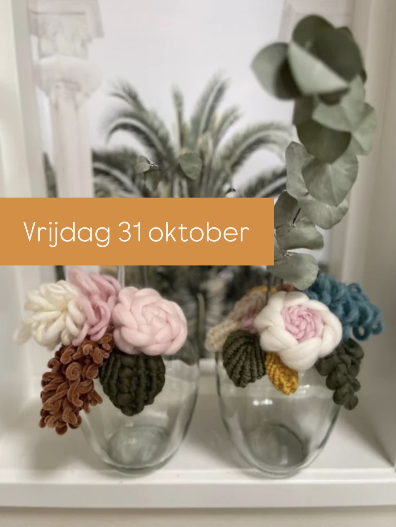 B L O E M E N T U I N  van macrame vrijdag 31 oktober