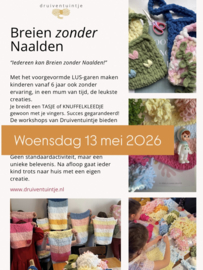 KIDS Breien zonder Naalden woensdag 13 mei 2026
