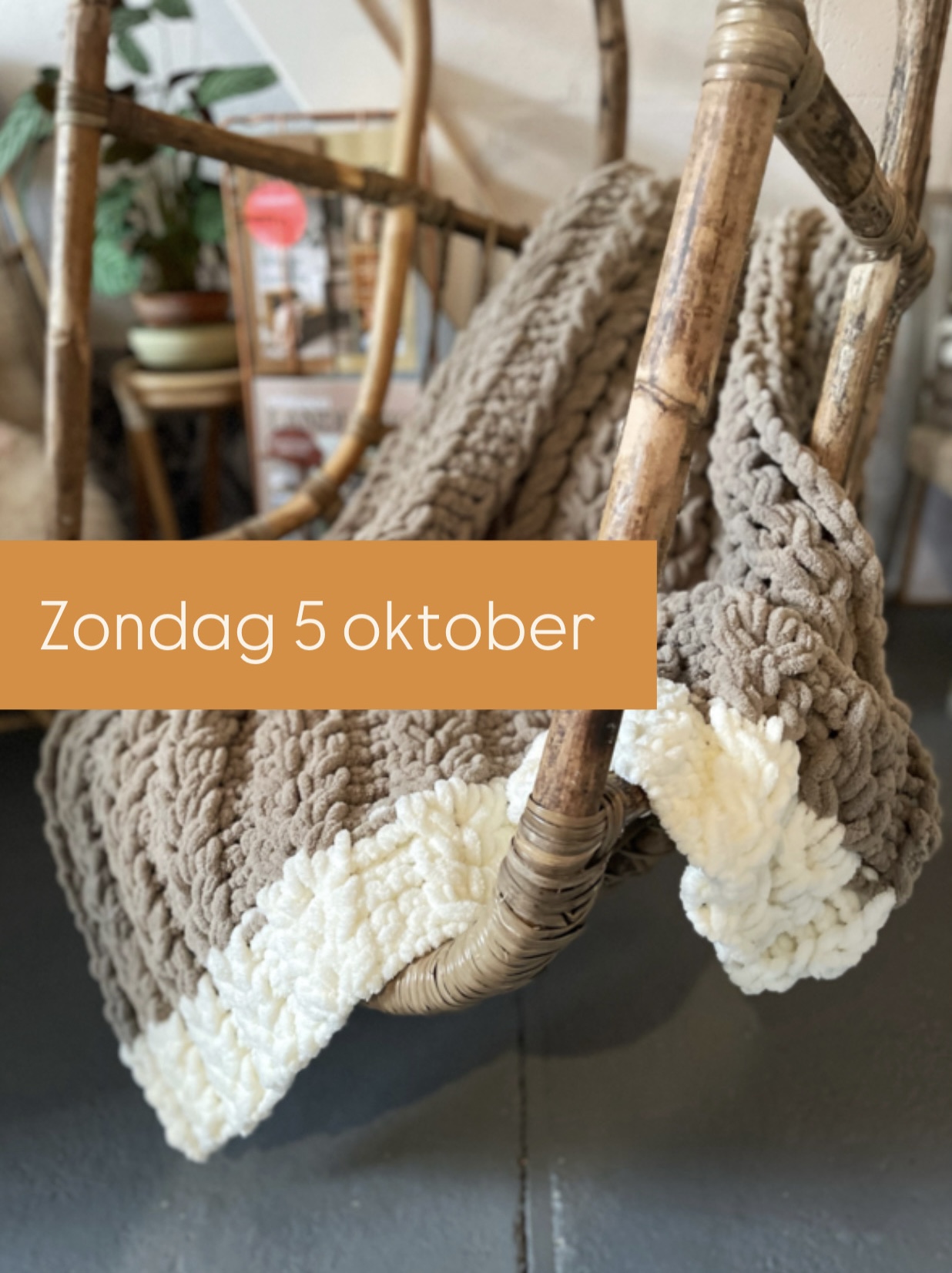 P L A I D  Breien Zonder Naalden zondag 5 oktober