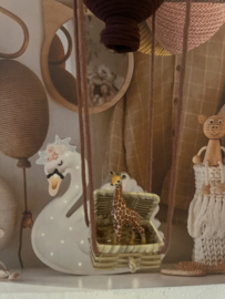 B A L O O  Mocha met nude koord