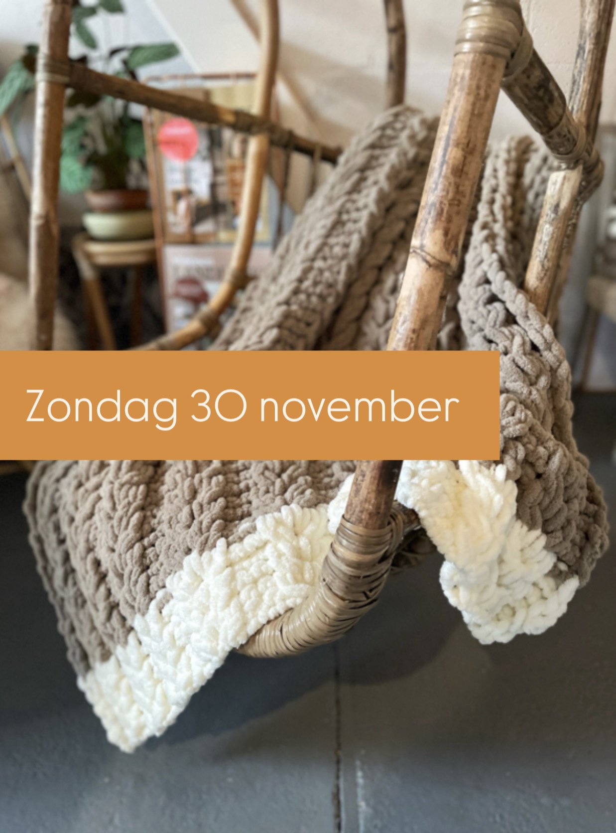 P L A I D  Breien Zonder Naalden zondag 30 november