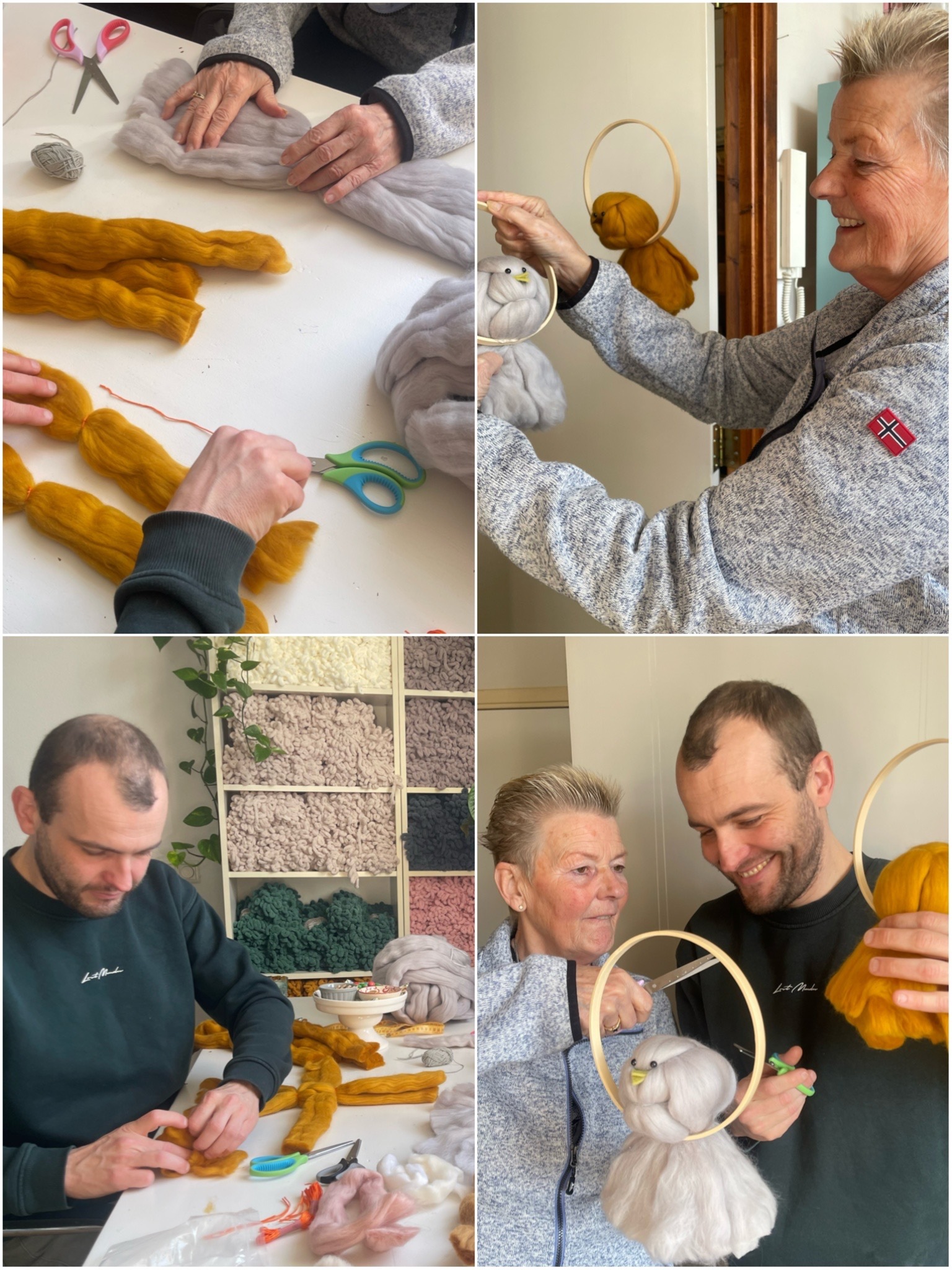 Workshop merinowol duifje