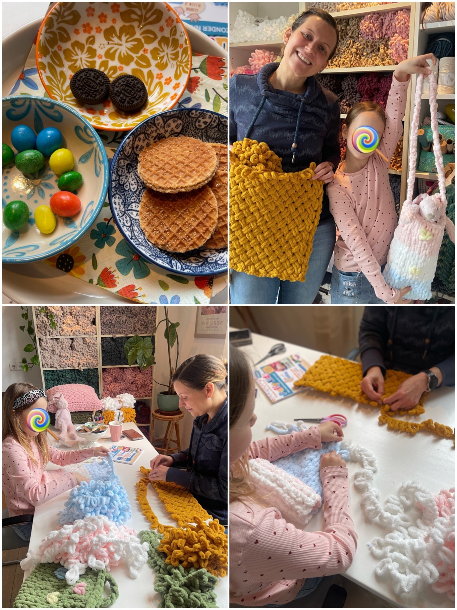 Ouder en kind workshop alize puffy druiventuintje 