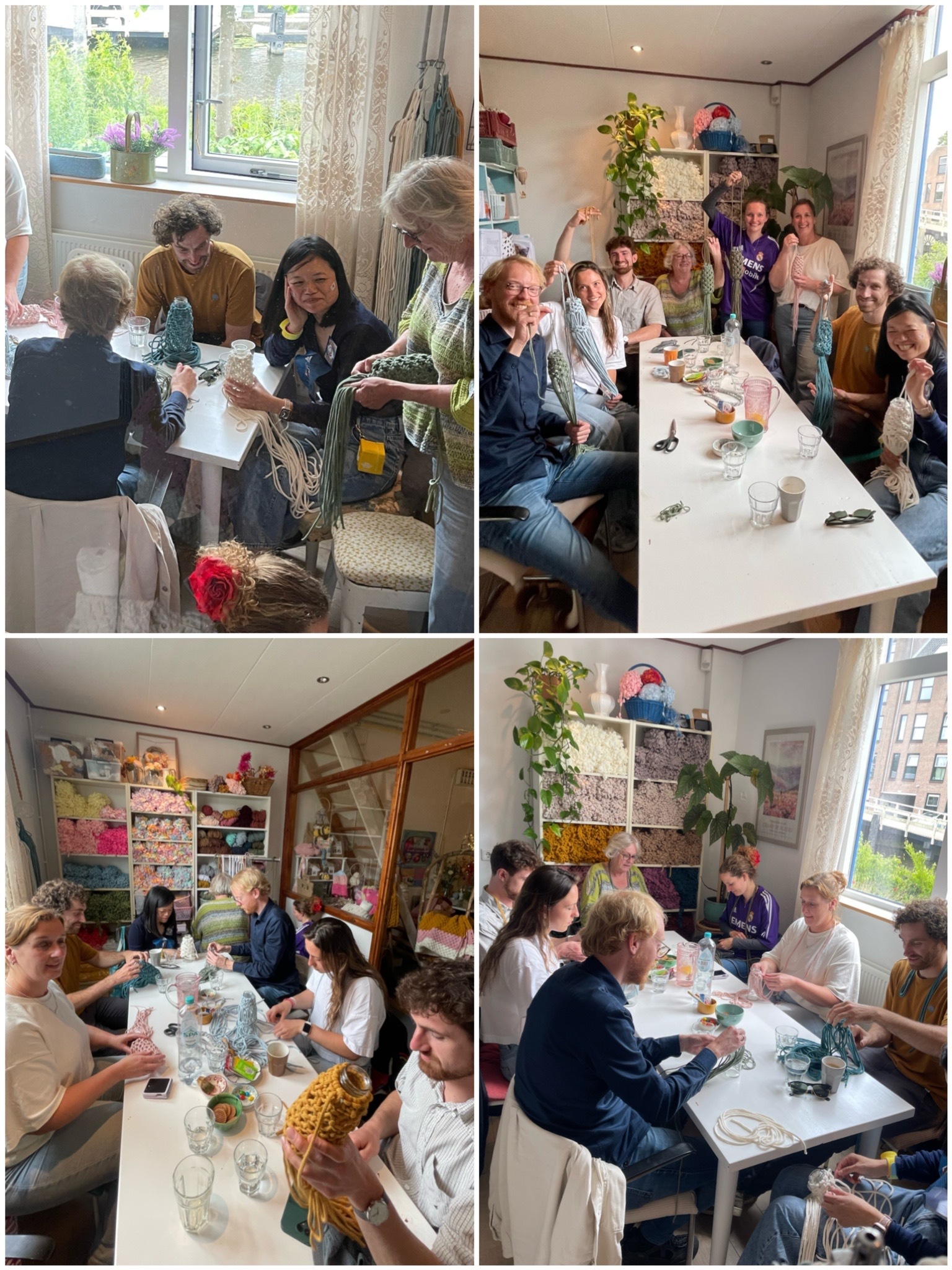 Macrame workshop leiden teamuitje