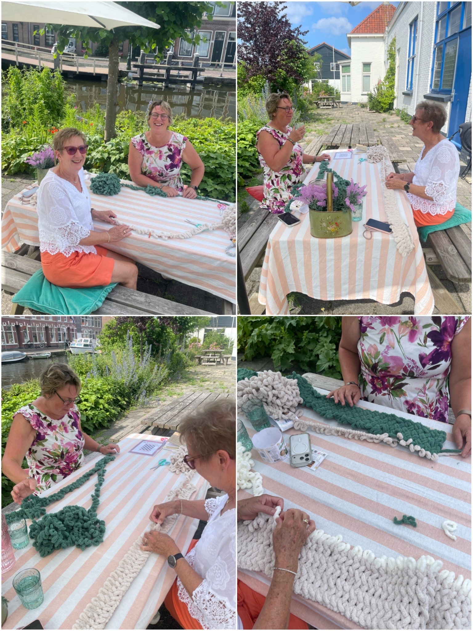 Buiten activiteit workshop handwerk