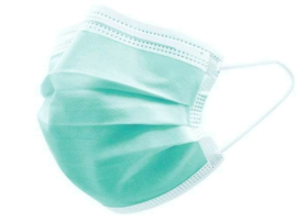 Mondmasker Groen - IIR 3 laags