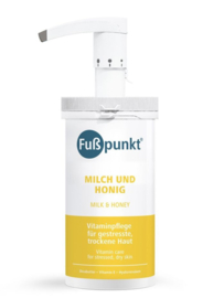 Fusspunkt Milch und Honing