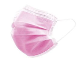 Mondmasker Roze - IIR 3 laags