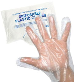 Disposable Plastic Gloves -100st