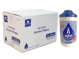 Bio Clean - Alchol wipes -Nat 70%