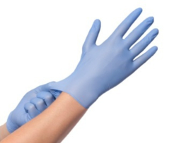 Abena - Nitrile blauw -Small