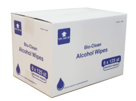 Bio Clean - Alcohol wipes -Nat 70%