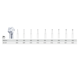 1RS 009 t/m 023 -Staal frees -Bol