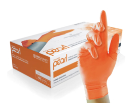 Unigloves Nitrile Pearl Orange