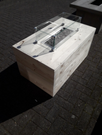 Vuurtafel Boxxx rechthoek 57x100x50