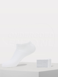 Sneakersokken - Enkelsokken - Wit - 10 Paar