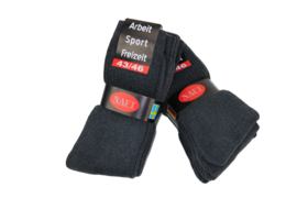 Sport sokken 10 pak grijs