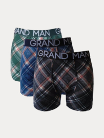 Grand Man Boxershort - Ekose - 3 Pack