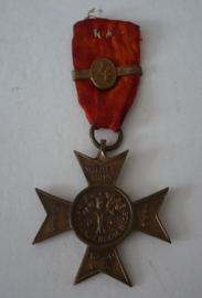 Medaille Wilhelmina, mars 1930, de oranjeboom bloeit