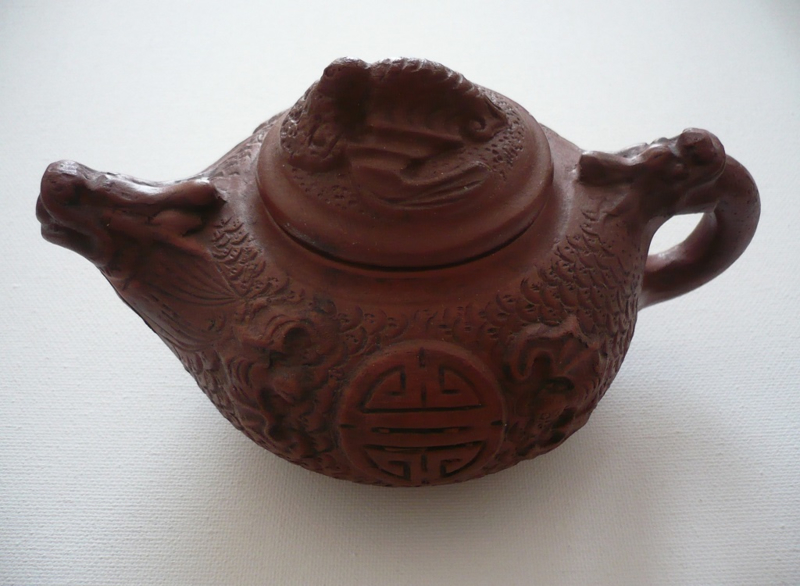Chinees theepot, terracotta uit Yixing