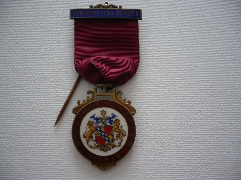 Zilveren medaille, consecrating officer
