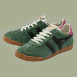 Sneaker Elan Evergreen/ Black/ Fuchsia - GOLA - 42