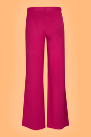 Sue Trousers Plain Plum - LaLamour - XXL