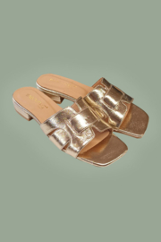 Leren Muiltje Sun Gold - Babouche - 38