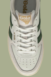 Sneaker Hawk White / Dark Green / Gold - GOLA - 41