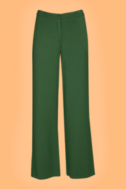 Sue Trousers Plain Green - LaLamour - XXL